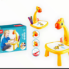 Drawing Projector Table Set for Kids Girls Include Unicorn Art Supplies, Pink Doodle Sketcher Table Kit Toddler Tracing and Painting Projection
