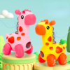Giraffe rope toy with light, music, electric crawling toy, children's puzzle